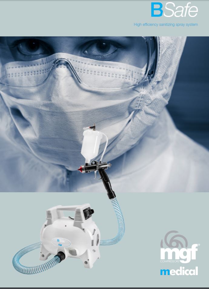 B Safe Sanitising Compressor